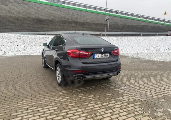 BMW X6 cena 189000 przebieg: 122600, rok produkcji 2016 z Białystok małe 277